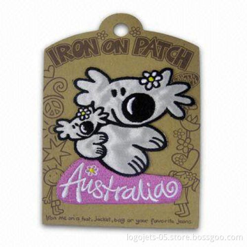 Chenille Embroidered Patch, Customized Designs are Accepted